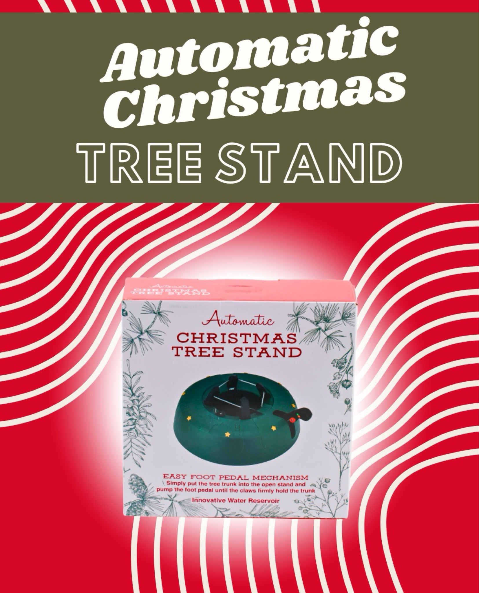You guys! I got my live tree from Decor Steals today and I needed a tree stand! I found this one at Marshall’s and I am never going to use another one! This was so easy to use! You just place the tree in it, hold it where you want it, and hit the foot pedal to tighten it! It’s amazing! 

#LTKHome #LTKHoliday #LTKSeasonal