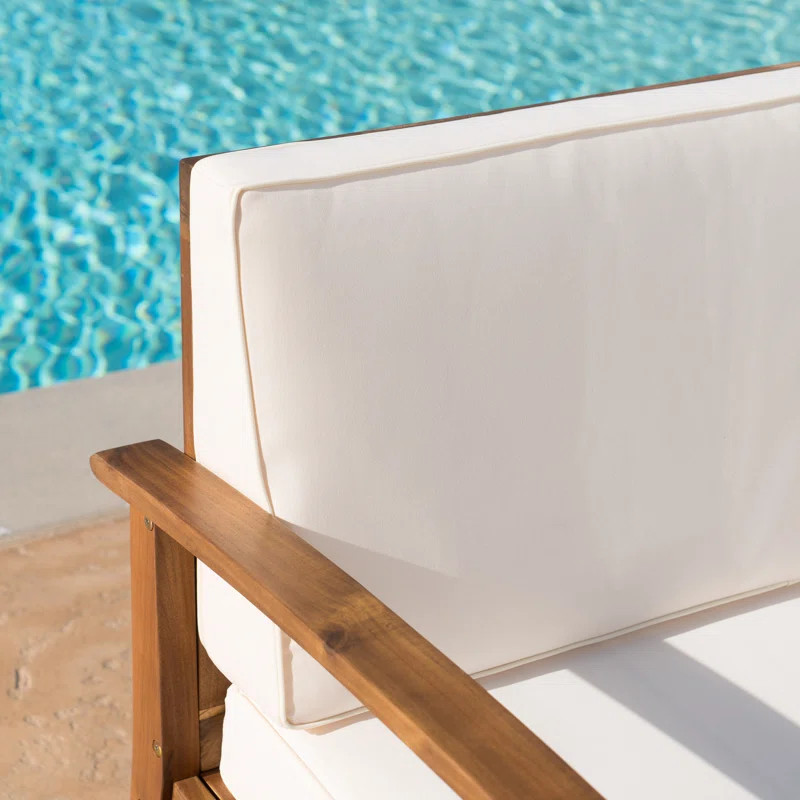 Beven 3 - Person Outdoor Seating Group with Cushions | Wayfair North America