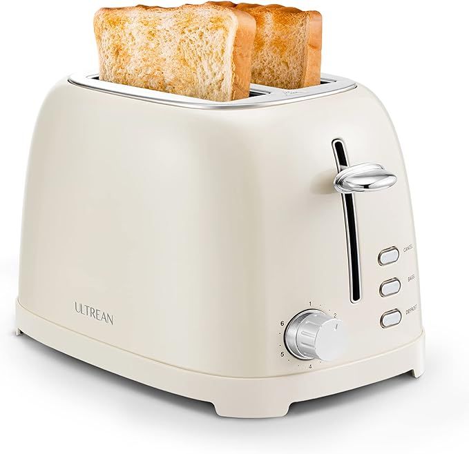 Ultrean Toaster 2 Slice with Extra-Wide Slot for Toasting Bagels, Breads, Waffles & More, Stainle... | Amazon (US)