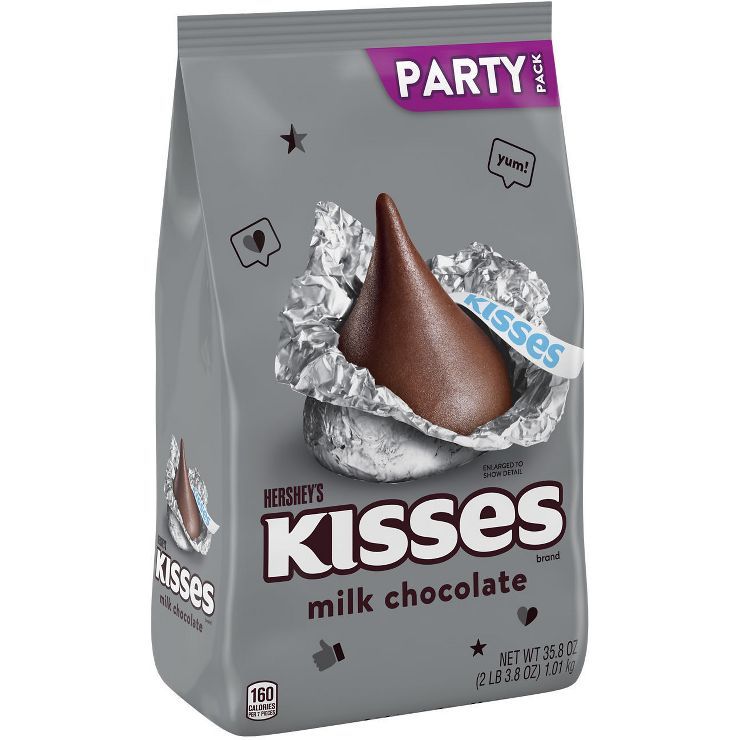 Hershey's Kisses Milk Chocolate Candy - 35.8oz | Target