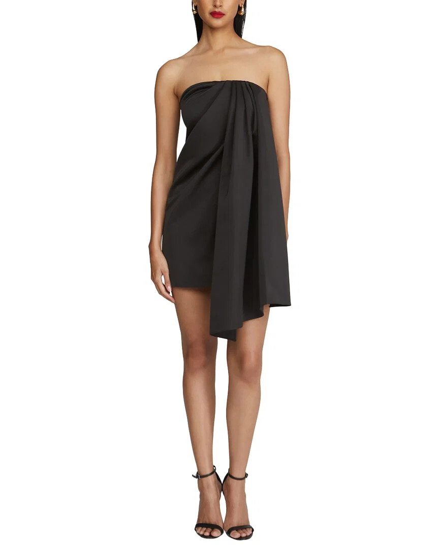 Halston Isla Heavy Satin Mini Dress | Shop Simon