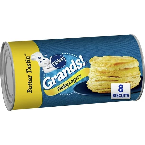 Pillsbury Grands! Flaky Layers Original Biscuits, 8 ct., 16.3 oz. - Walmart.com | Walmart (US)