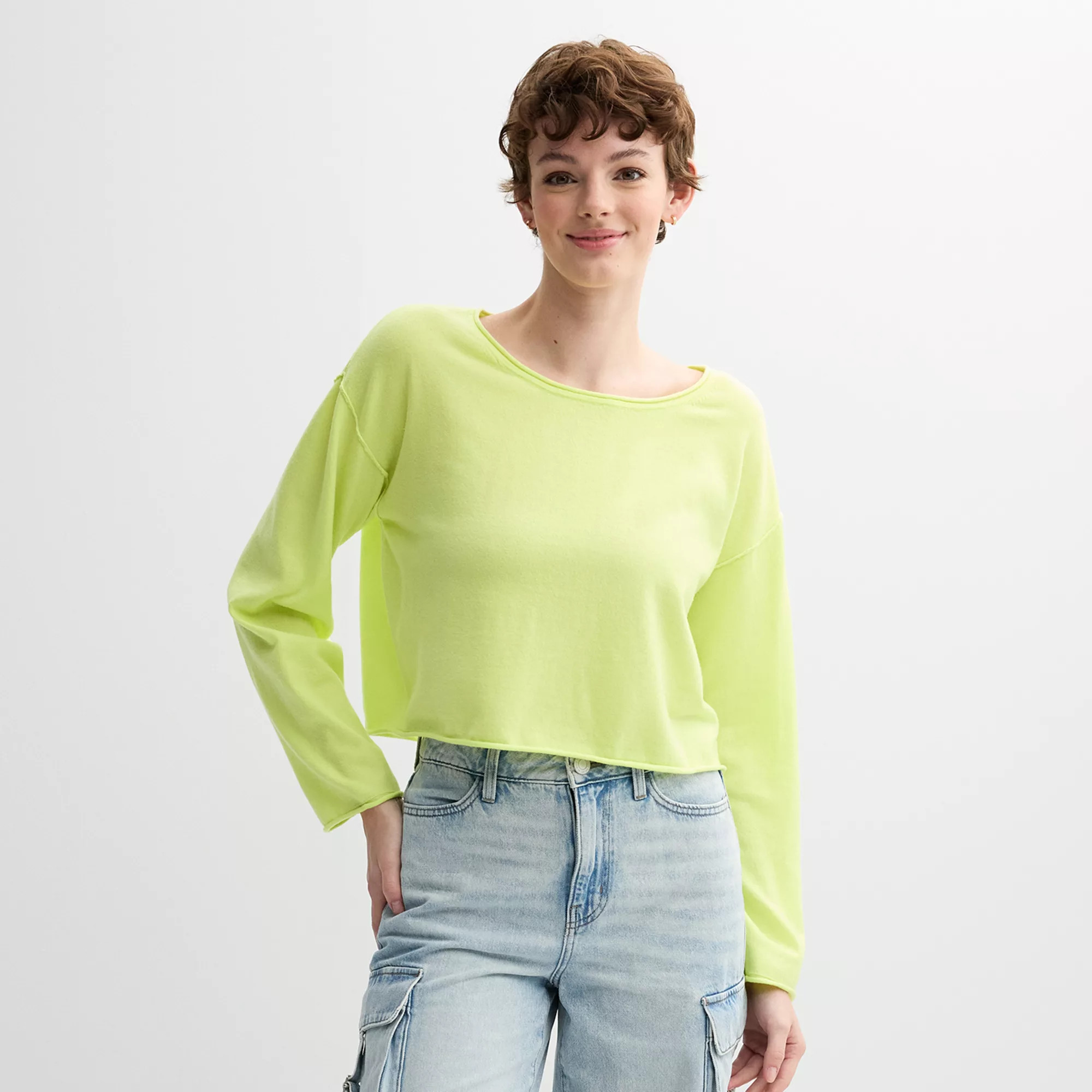 Juniors' SO® Soft Boatneck Top | Kohl's