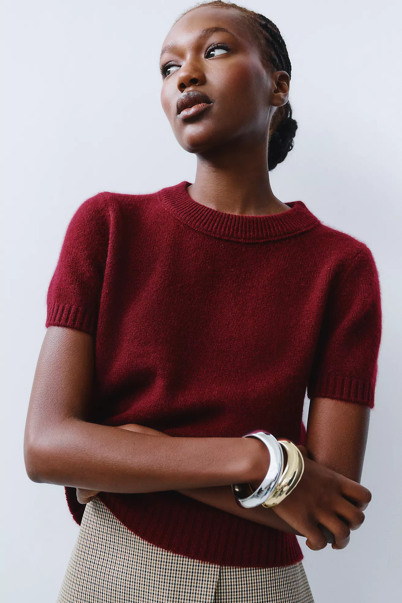 Mercer Cashmere Short Sleeve Sweater | Anthropologie (US)