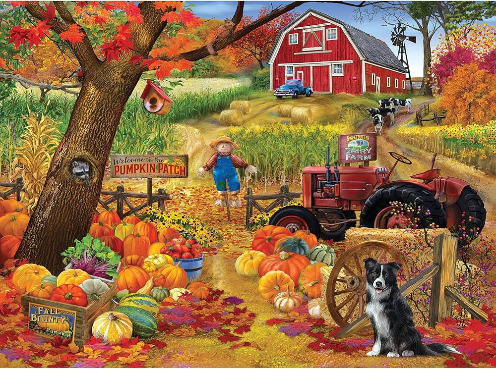 RoseArt - Chris Bigelow - Fall Harvest - 1000 Piece Jigsaw Puzzle for Adults | Amazon (US)