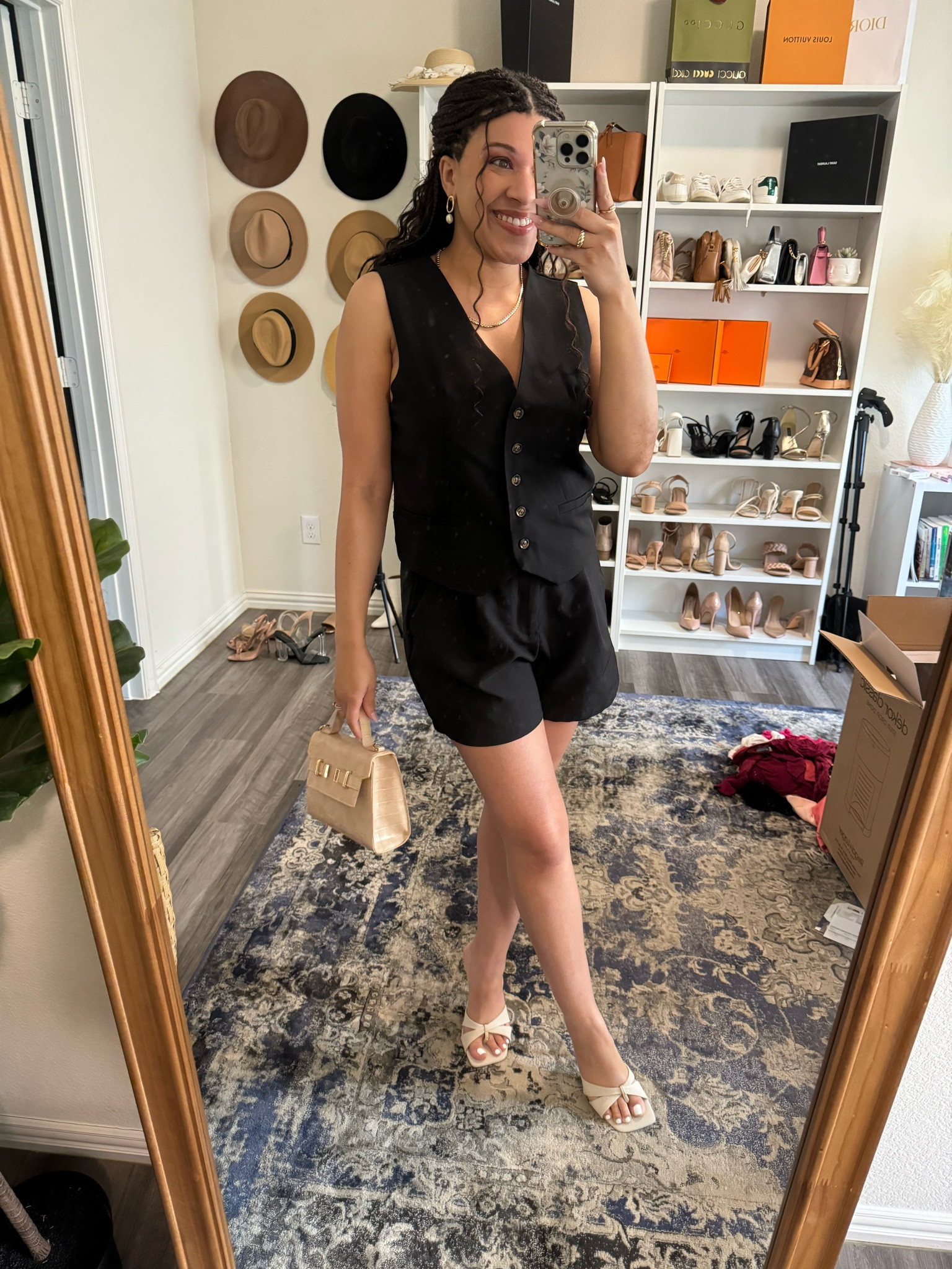 Wearing a size medium. This cute vest set is giving old money aesthetic for a fraction of the cost. 

#LTKStyleTip #LTKSaleAlert #LTKFindsUnder50