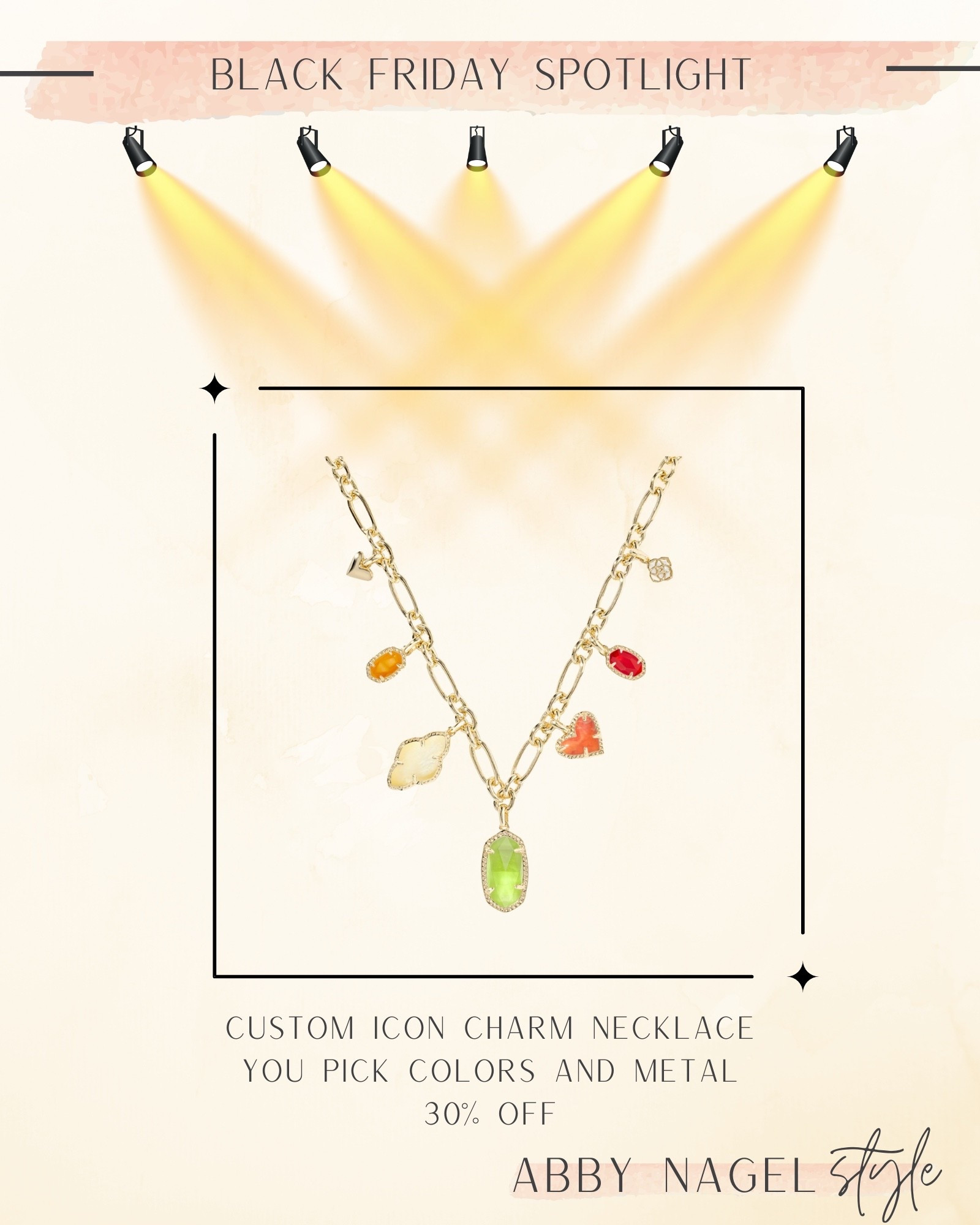 This Kendra charm necklace is gorgeous and there are so many ways to customize it!! 30% off!! 

#LTKGiftGuide #LTKHoliday #LTKCyberWeek
