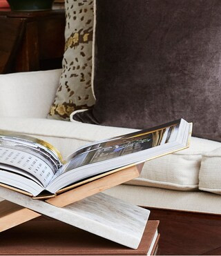 Southern Living x GordonDunning Marble & Acacia Wood Book Holder | Dillard's | Dillard's