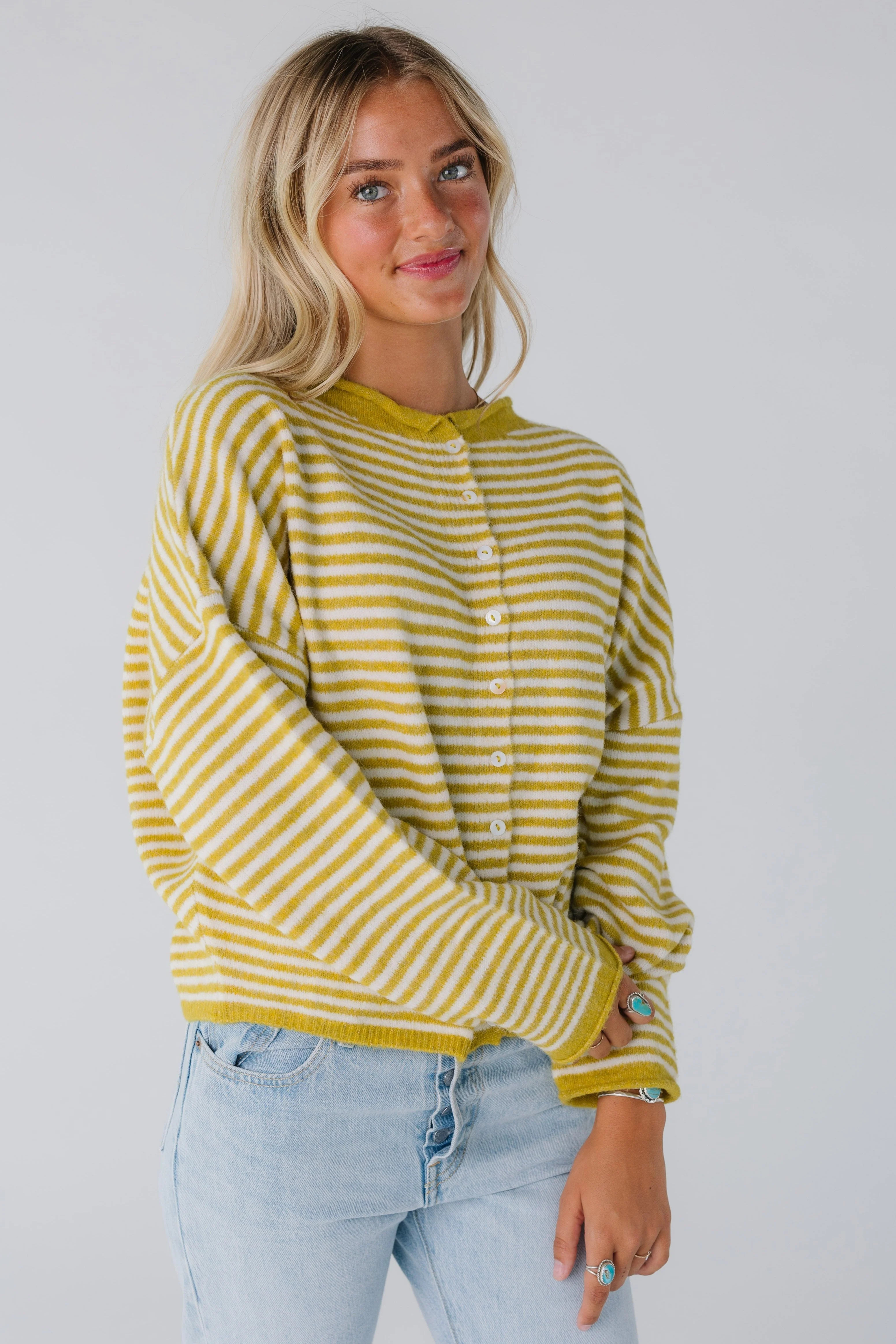 Aria New Stripe Cardigan | Called To Surf