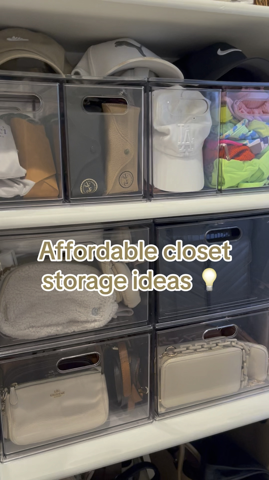 Affordable closet storage for hats, bikinis, sunglasses and clutches!! These would work for so many things!! 



#LTKHome #LTKBacktoSchool #LTKFindsUnder50