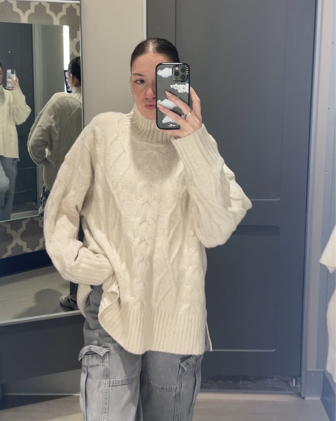 living in this sweater for the holidays (size up for an oversized fit!)☃️ 

#LTKWorkwear #LTKHoliday #LTKFindsUnder50