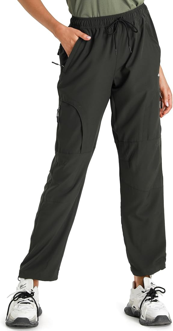 Seamaid Women's Hiking Pants Quick Dry Lightweight Water Resistant Cargo Pants with Zipper Pocket... | Amazon (US)