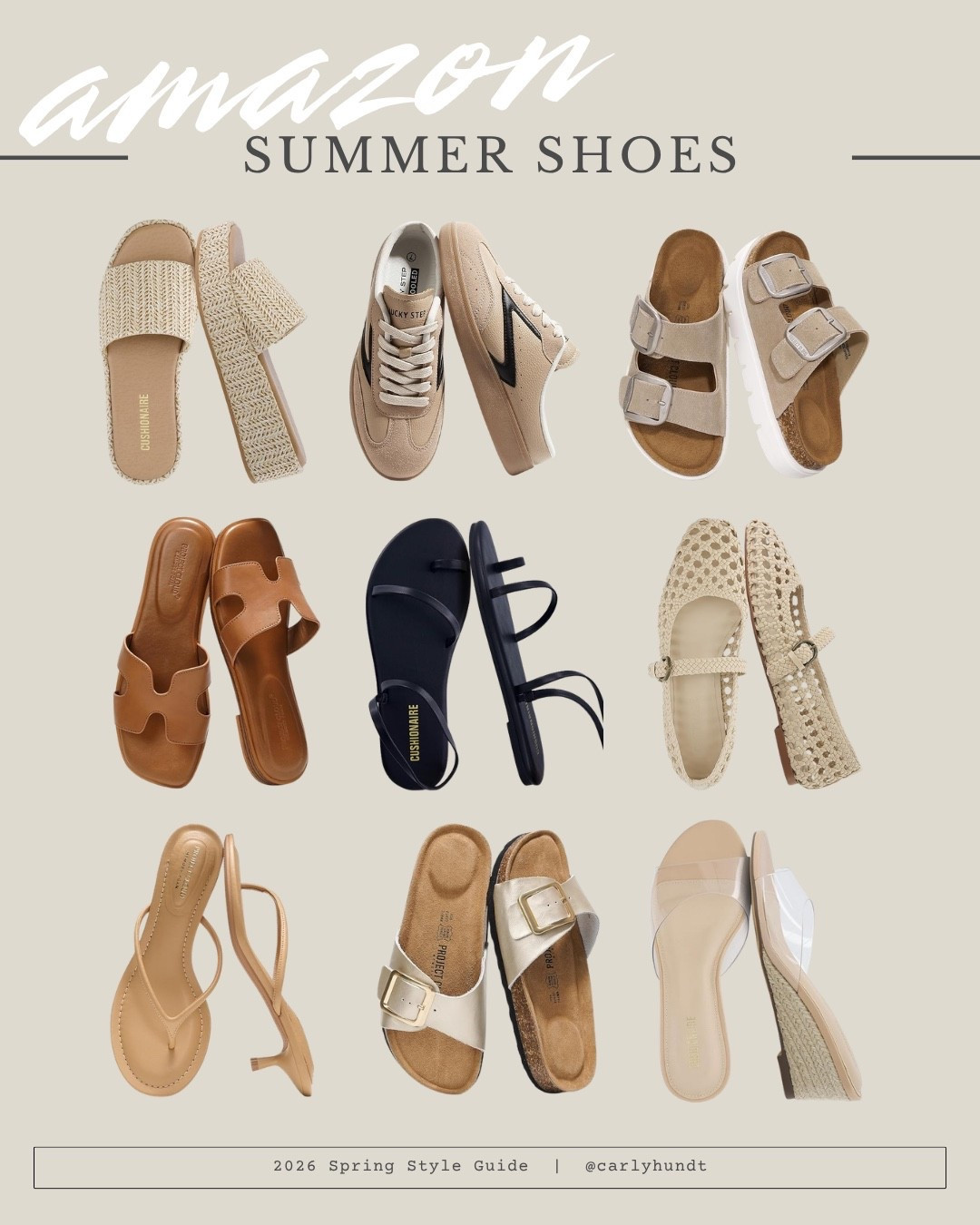 Step into summer with these stylish shoes available on Amazon! 

#LTKgrwm #LTKootd #LTKSeasonal
