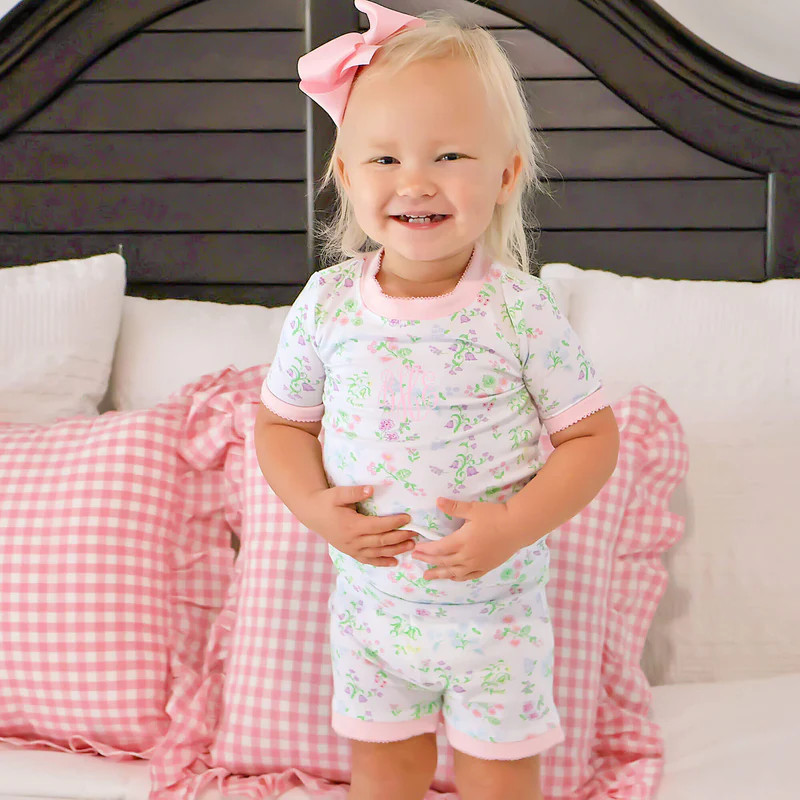 Flowers In Bloom Short Pajamas | Classic Whimsy