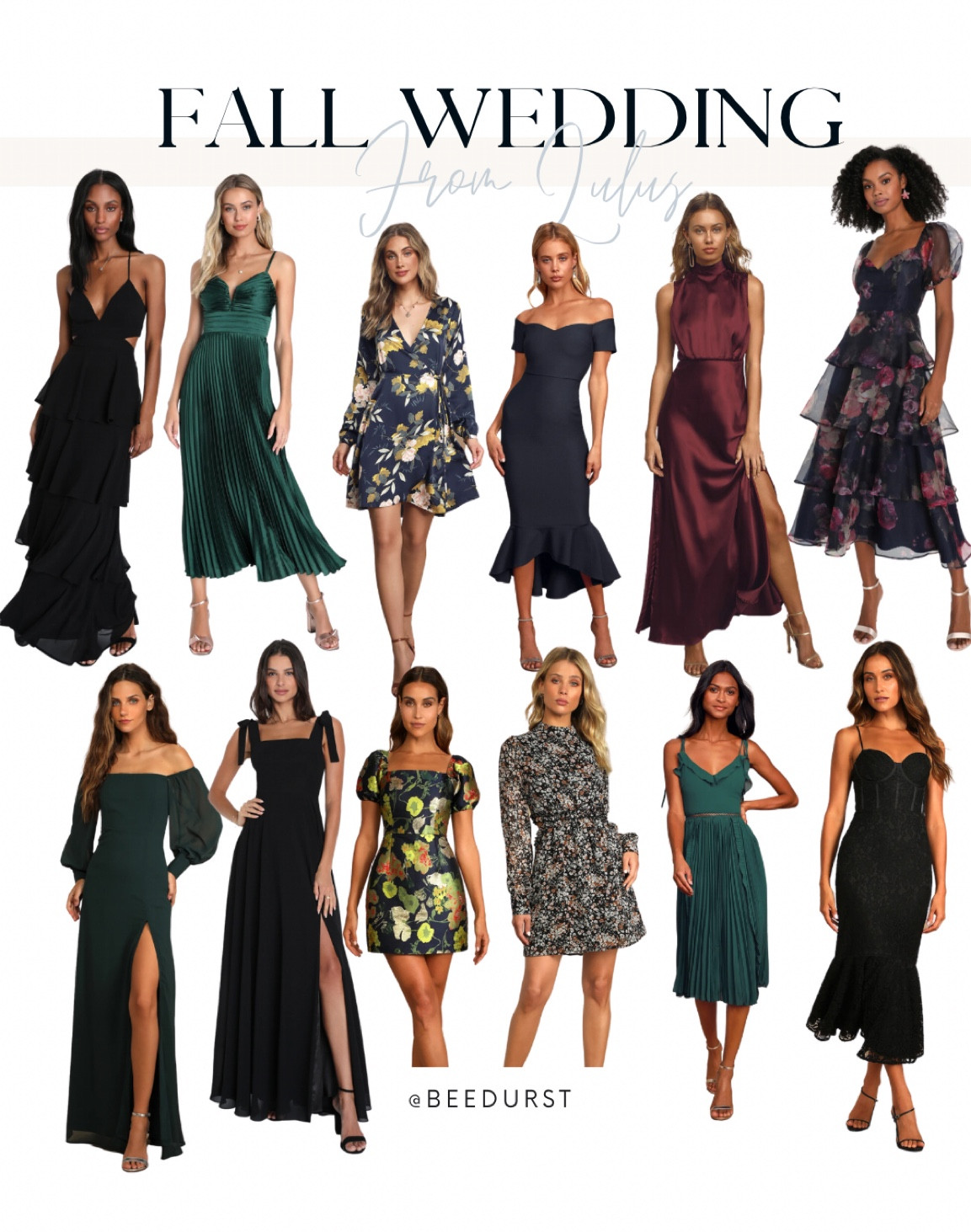 The best fall wedding guest dresses from Lulus! 

#LTKSeasonal #LTKwedding #LTKmidsize