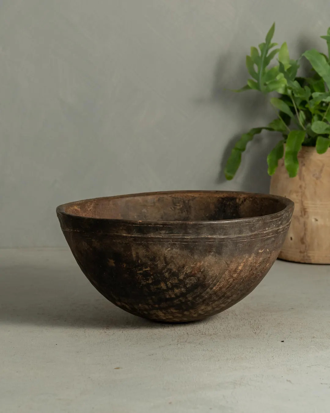 Vintage African Milking Bowl – Hand-Carved Wooden Tribal Decor | Rustic Home Accent | Primitive... | Etsy (US)