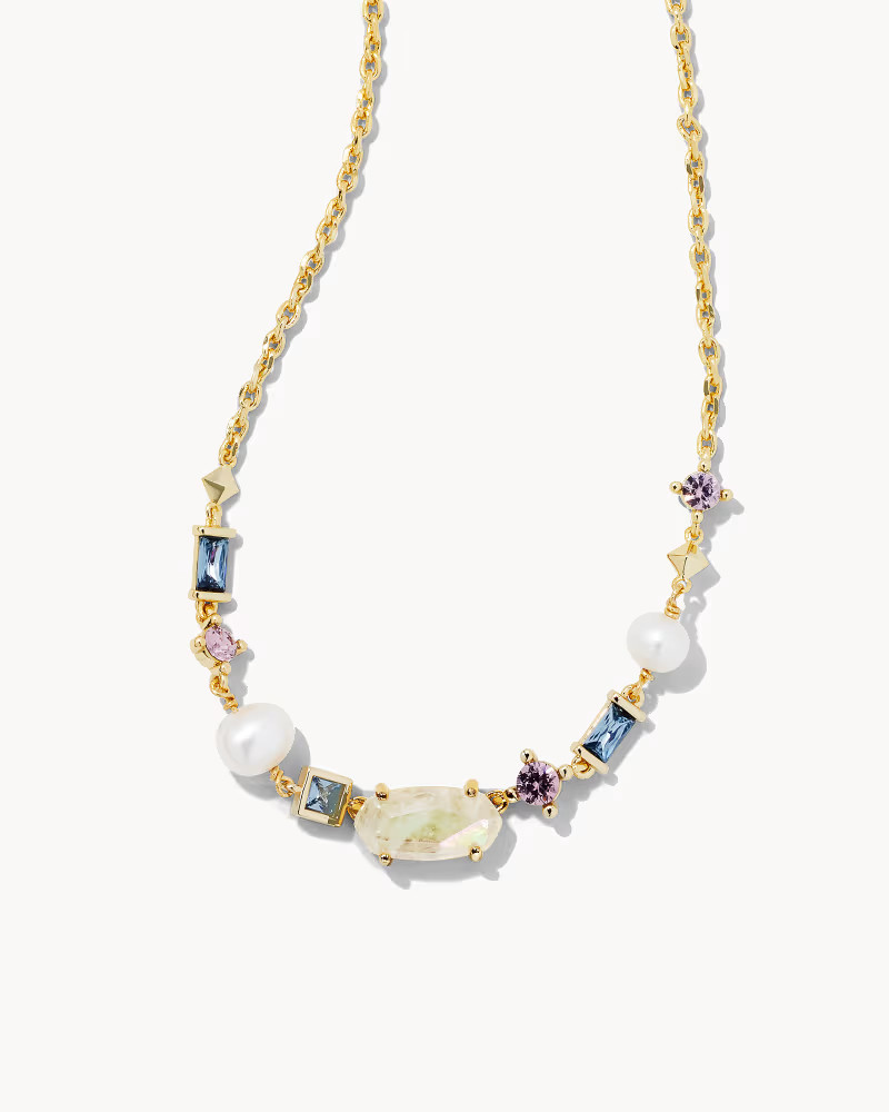 Madelyn Gold Strand Necklace in Neutral Mix | Kendra Scott