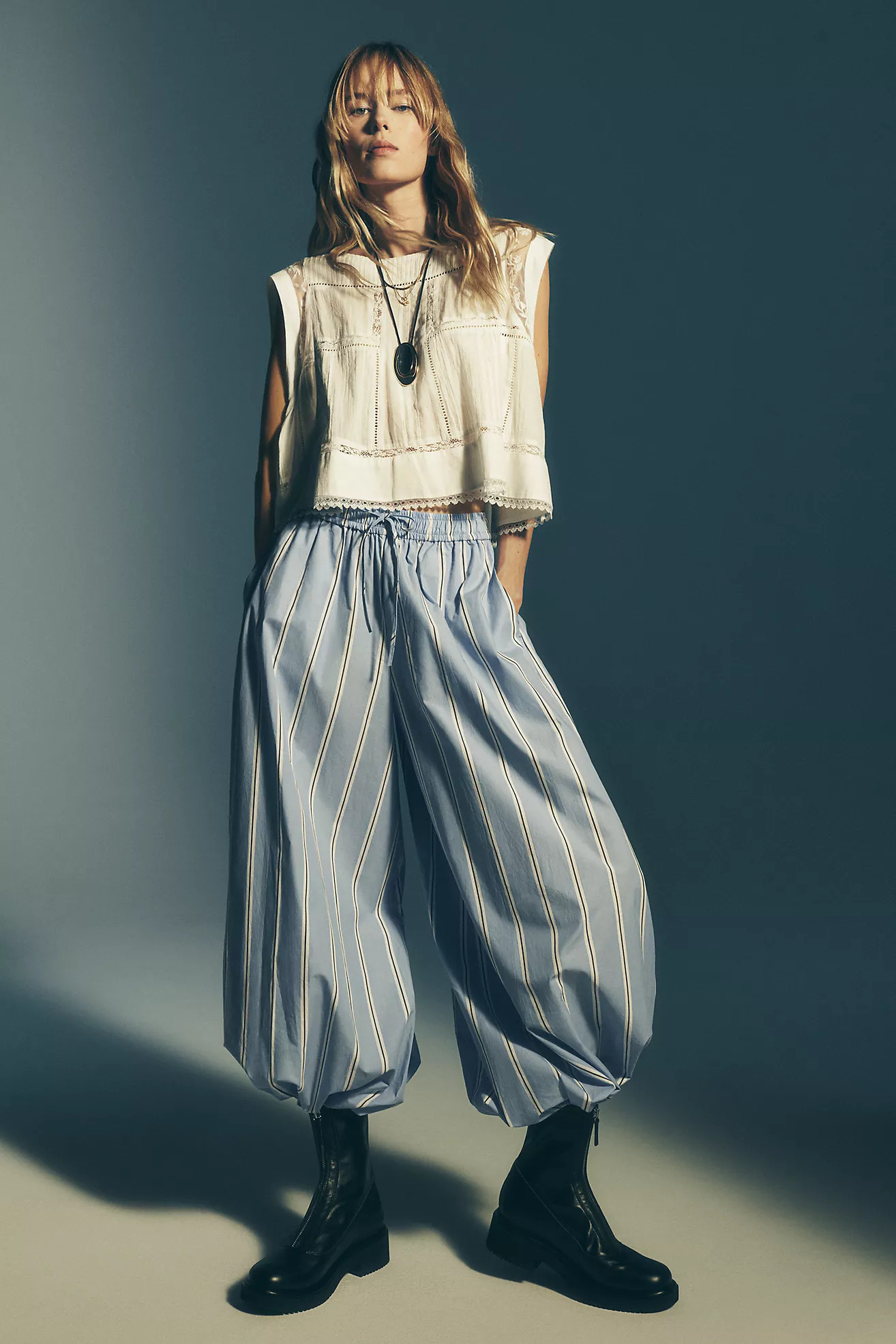 Daily Practice Easy Pull-On Bubble Pants | Anthropologie (US)