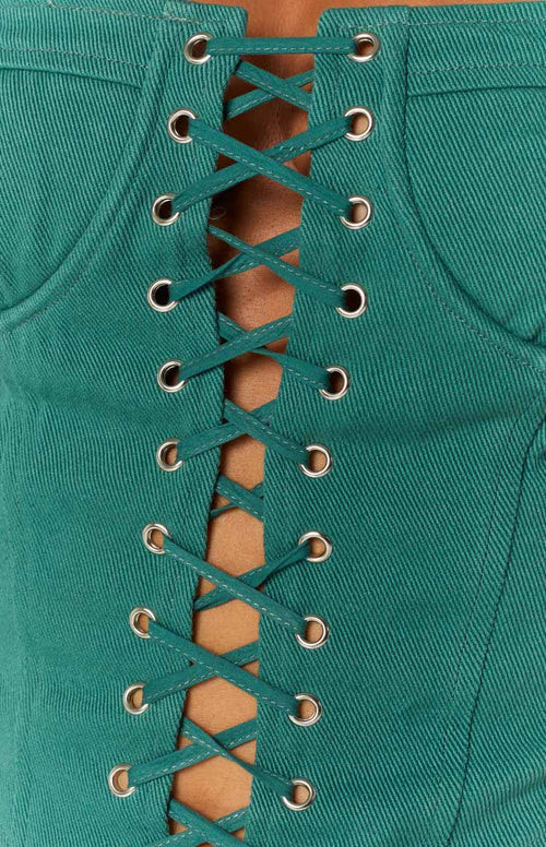 Lioness East Gate Corset Green | Beginning Boutique (AU)