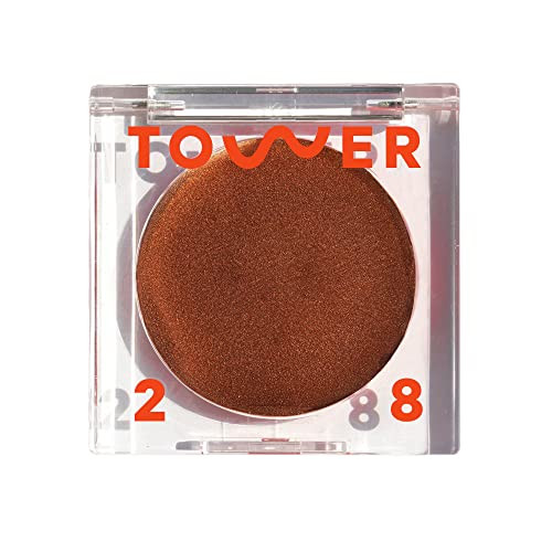 Tower 28 Beauty Bronzino Illuminating Cream Bronzer for Sensitive Skin – Moisturizing, Silicone-Free, Vegan and Cruelty-Free – Color BEST COAST, Dark Warm Bronze | Amazon (US)