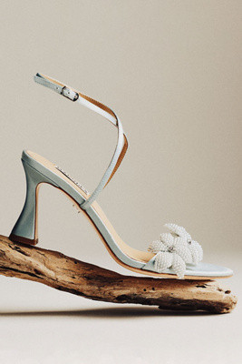 Badgley Mischka Whitney Floral Heels | Anthropologie (US)