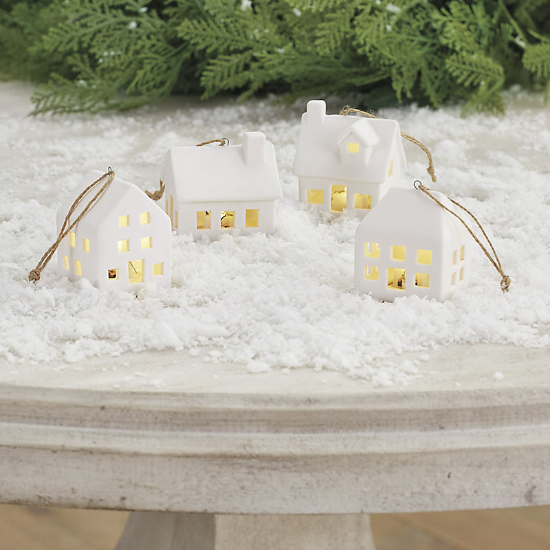 Winter House Ornaments - Ballard Designs | Ballard Designs, Inc.