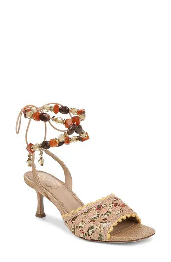 Sam Edelman Pamela Ankle Strap Sandal in Dark Natural/buff Tan at Nordstrom Rack, Size 5.5 | Nordstrom Rack