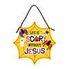 Life is Scary Without Jesus Halloween Sign Craft Kit – Makes 12 | Oriental Trading Company