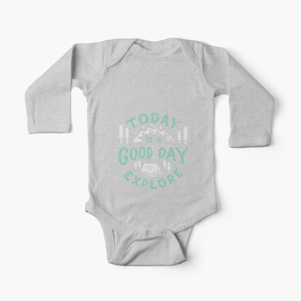 Today is a good day to explore Baby One-Piece by skitchism | Redbubble (US)