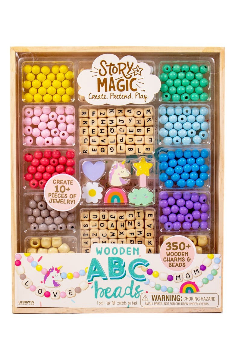 Story Magic Wood ABC Beads Set | Nordstrom