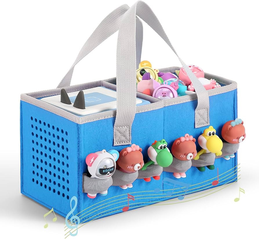 Carrying case for Toniebox Audio Player and Figurines Starter Set,Felt Organizer Bag,Travel for t... | Amazon (US)