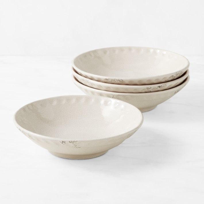 Rustic Ceramic Pasta Bowls, Set of 4 | Williams-Sonoma