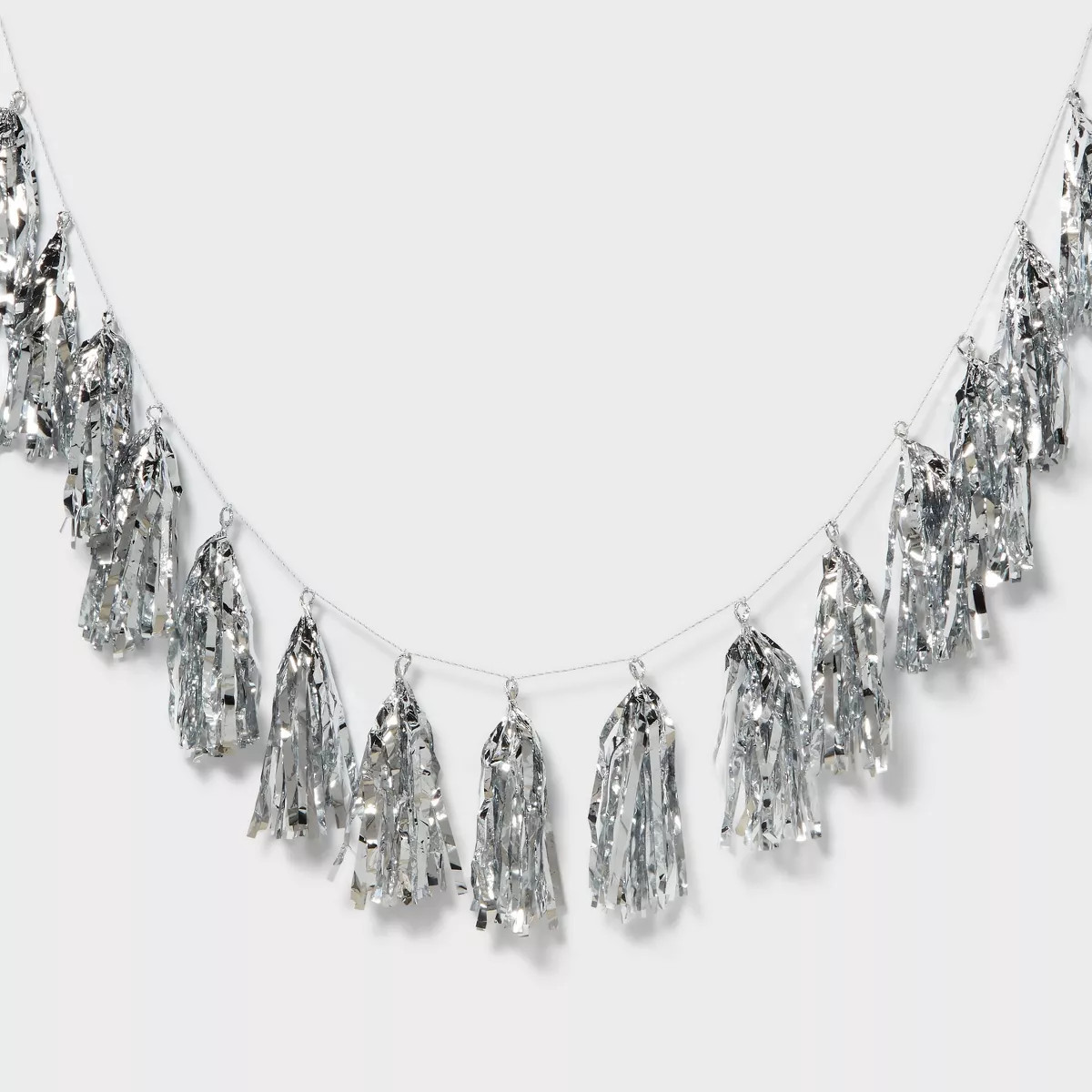 Silver Tassel Garland - Spritz™ | Target