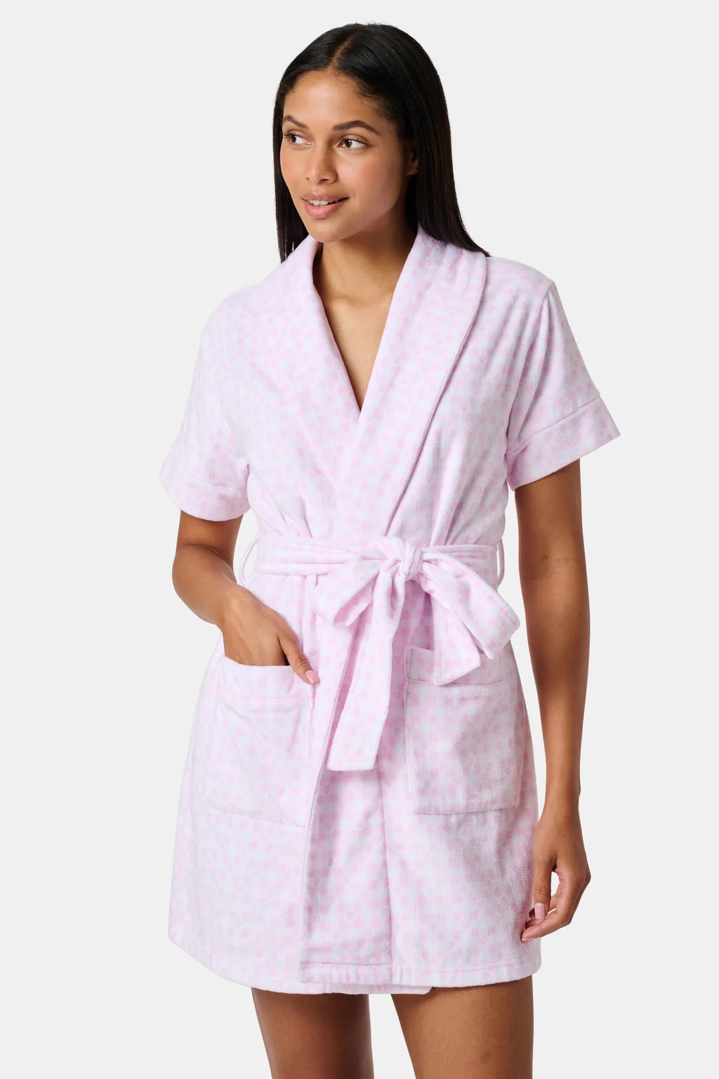 Gingham Hearts Brooks Robe | Roller Rabbit