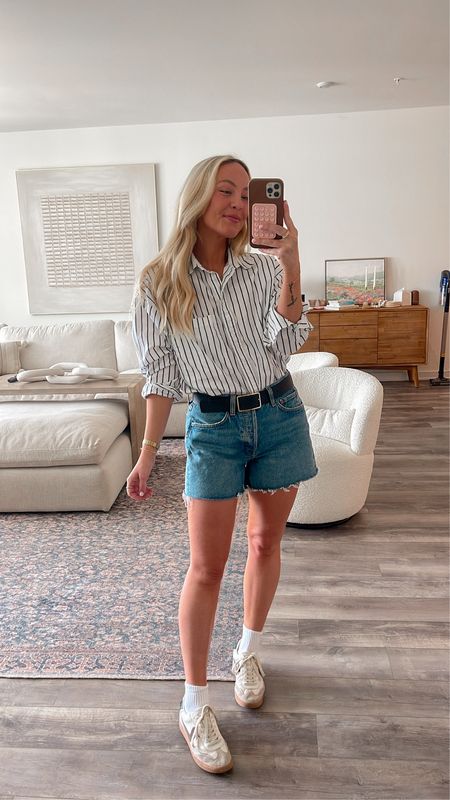 Casual Denim Shorts Outfit 

Jean Shorts, Abercrombie Button Down, Neutral Outfit, Casual Outfit, Sneakers

#LTKSeasonal #LTKStyleTip #LTKShoeCrush