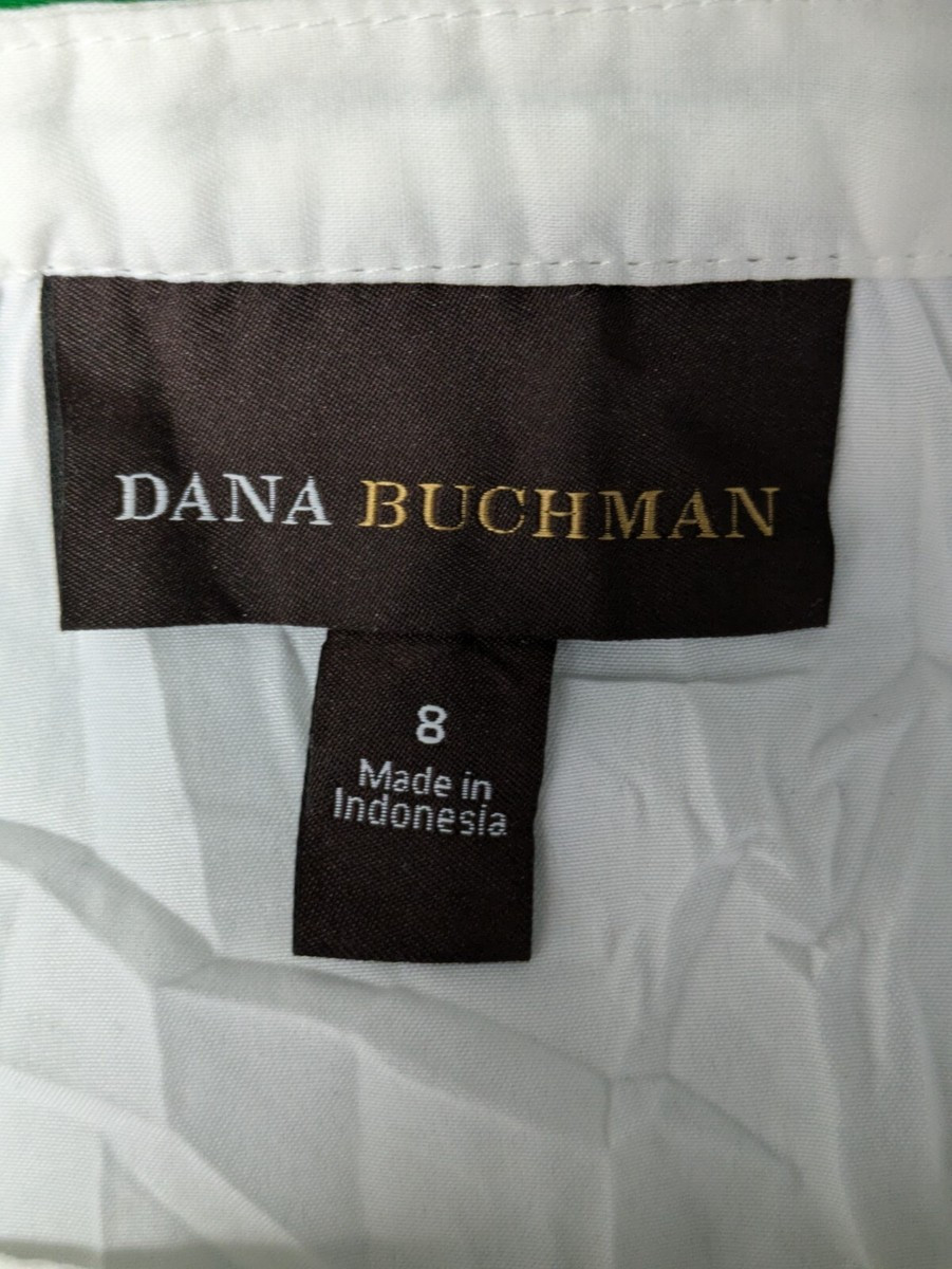 Dana Buckman White Lined Midi Skirt Size 8 Lightweight Voile Cotton | eBay US