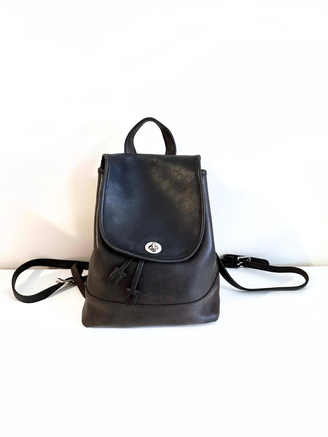 Dark Brown Coach Medium Backpack Vintage Style 9791 Great Condition Silver Hardware - Etsy | Etsy (US)