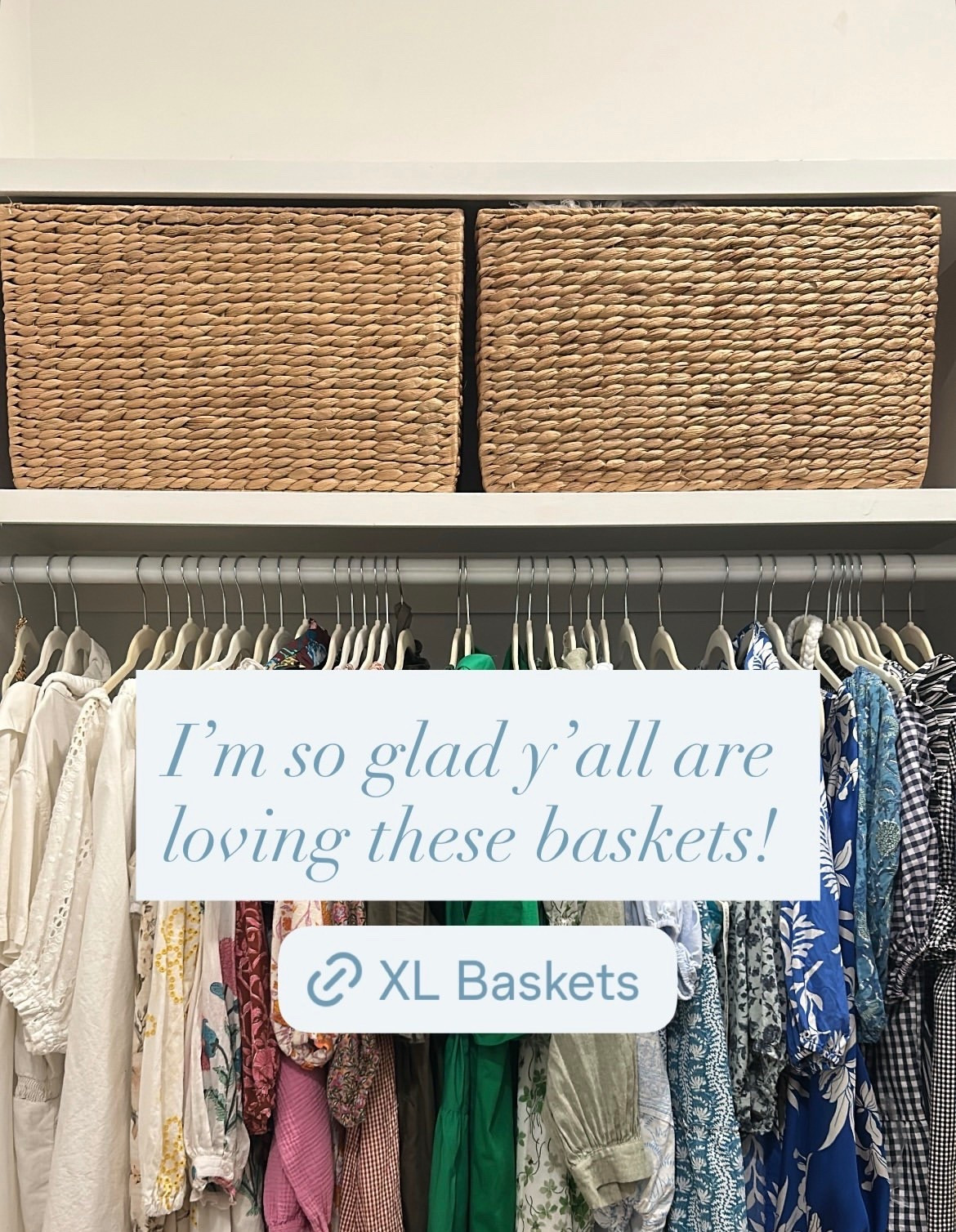 The world’s best baskets for organizing your closet!! 

#LTKHome #LTKSaleAlert #LTKmomlife