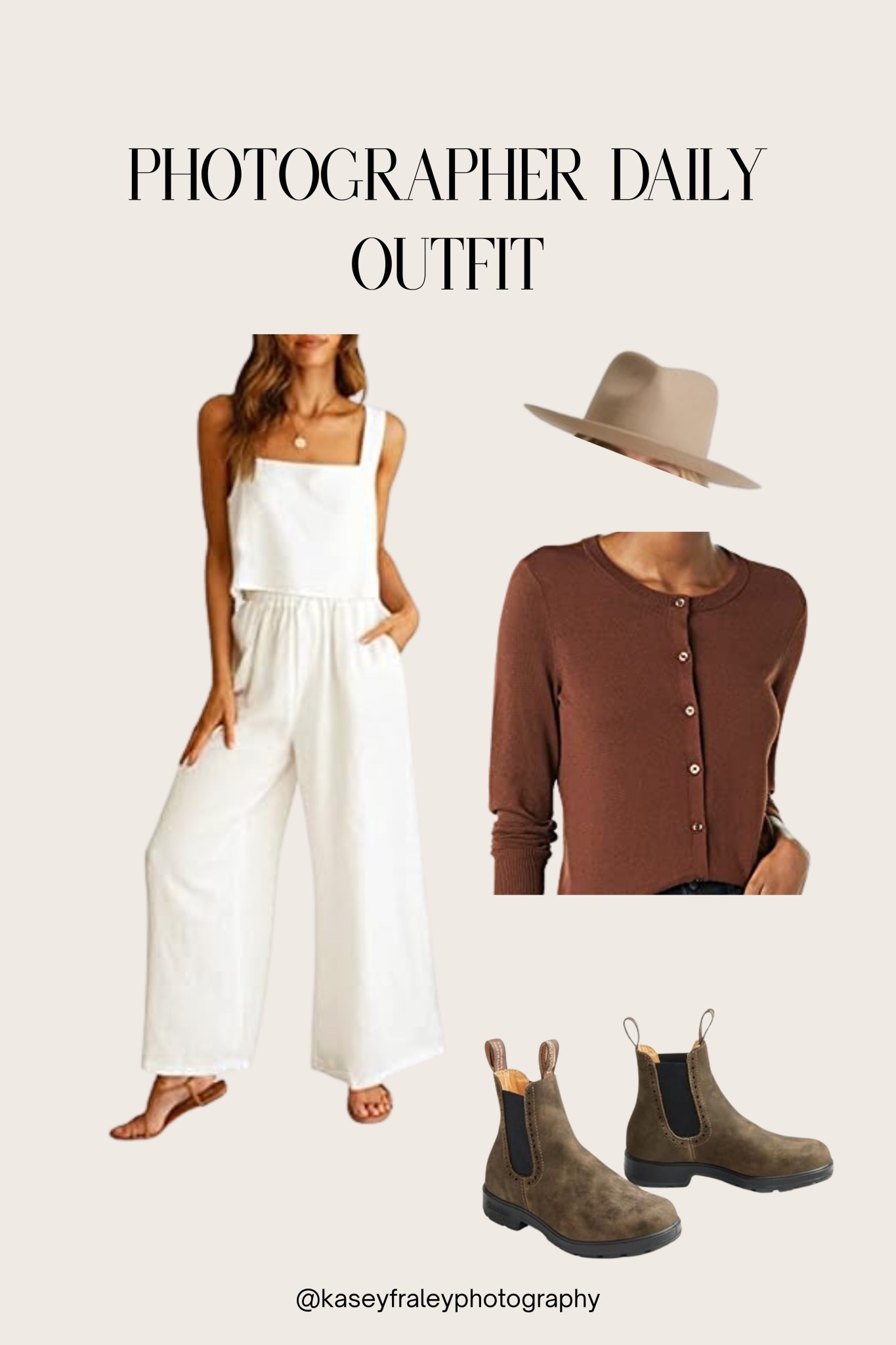Stay comfy and professional in these photographer wardrobe staples. Neutral tones, breathable fabrics, and all-day shoes make these perfect for sessions and branding shoots. Shop my favorite casual photography outfits now!