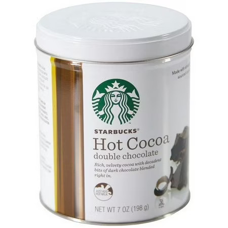 Starbucks Hot Cocoa Double Chocolate Tin, 7 oz. | Walmart (US)
