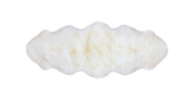 Chelsea Premium Double-Pelt Sheepskin Rug 2 x 6 Ft | Manhattan Home Design