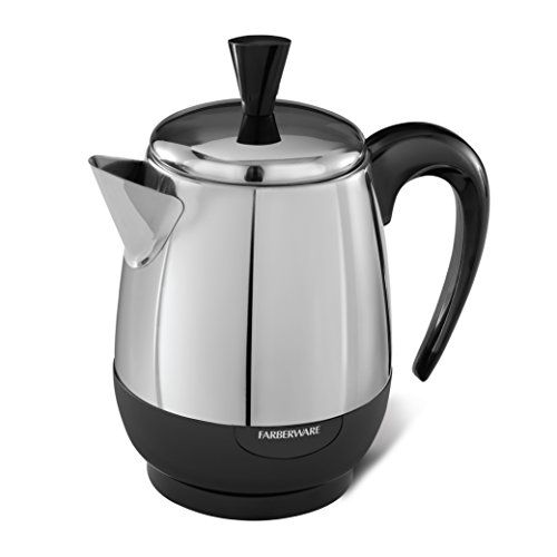 Farberware 2-4-Cup Percolator, Stainless Steel, FCP240 | Amazon (US)