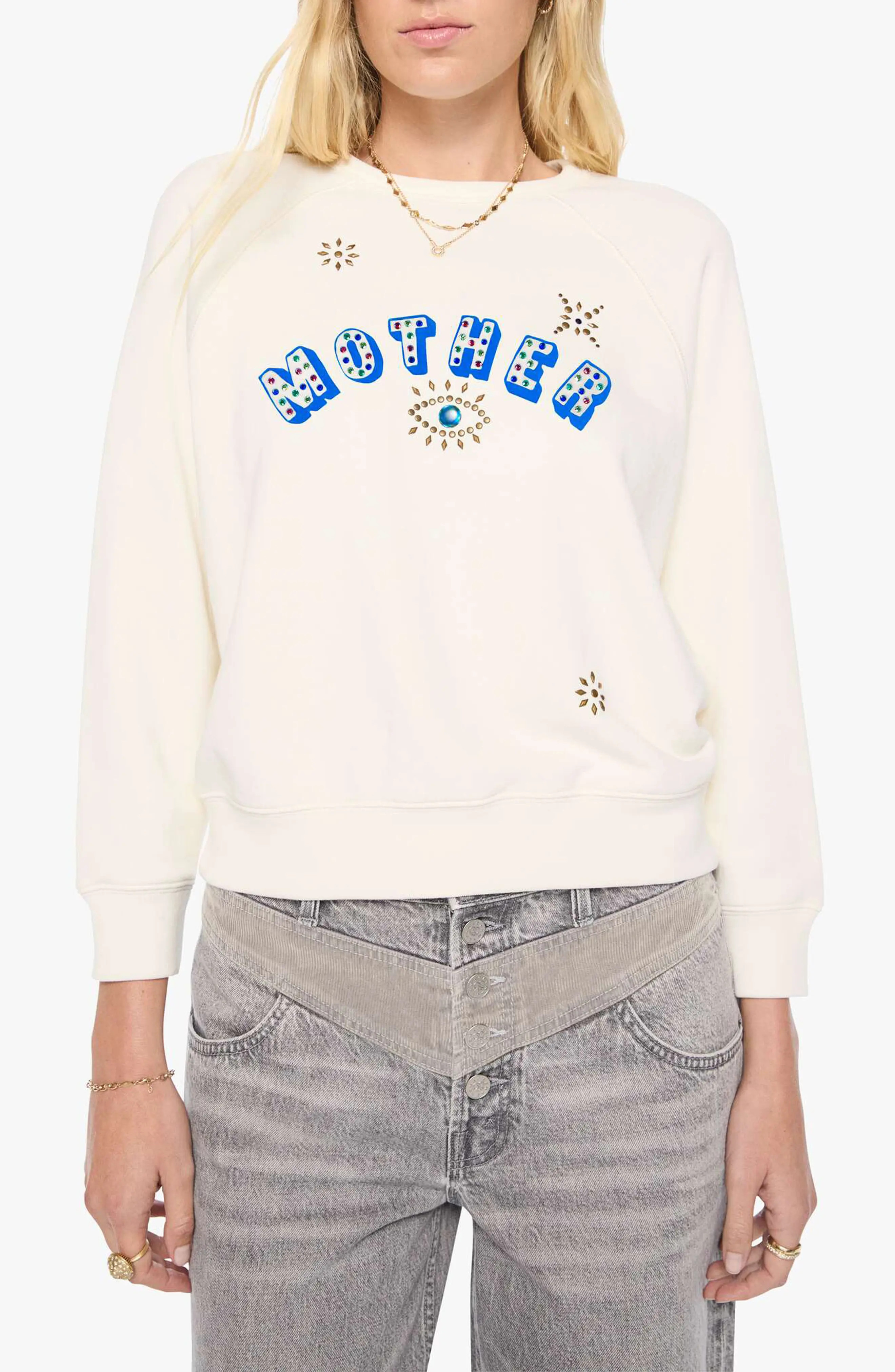 MOTHER The Concert Graphic Sweatshirt (Women) | Nordstrom | Nordstrom