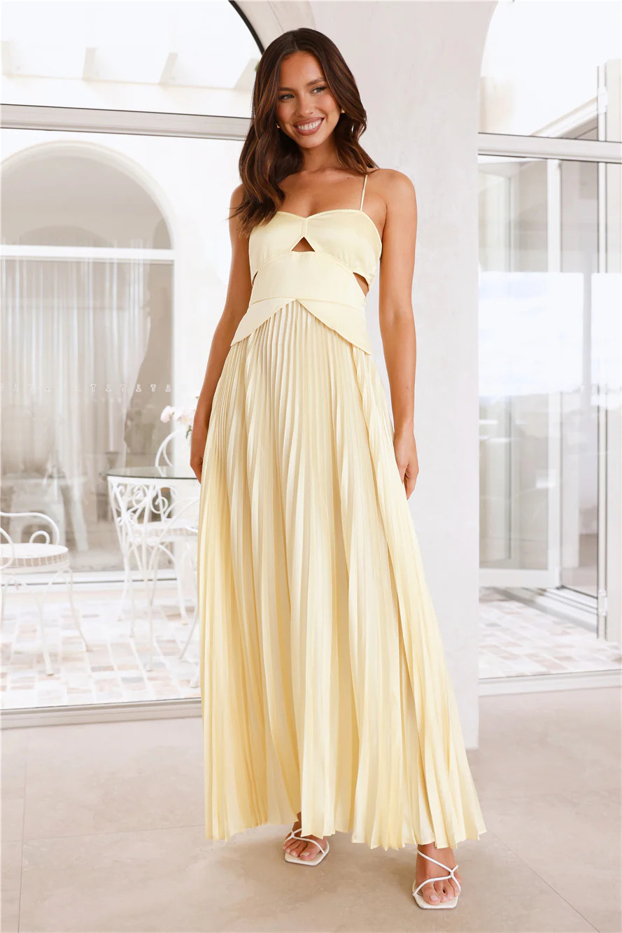 Sunny Spell Maxi Dress Yellow | Hello Molly (AU)