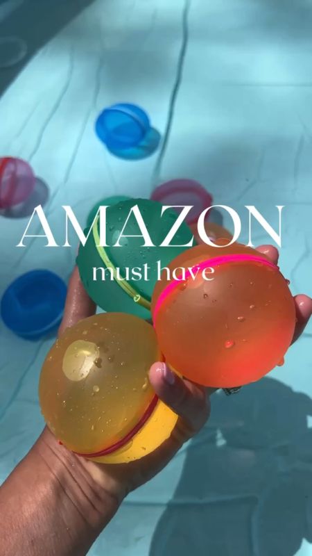 These reusable water balloons from amazon are the best!! 

#LTKswim #LTKfamily #LTKunder50