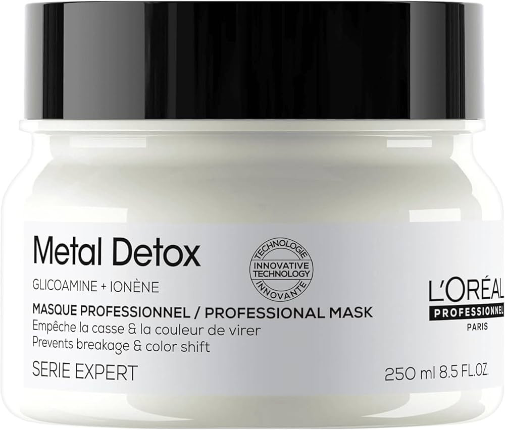 L’Oreal Professionnel Metal Detox Hair Mask - Sulfate-Free Deep Conditioner & Treatment For Dry... | Amazon (US)