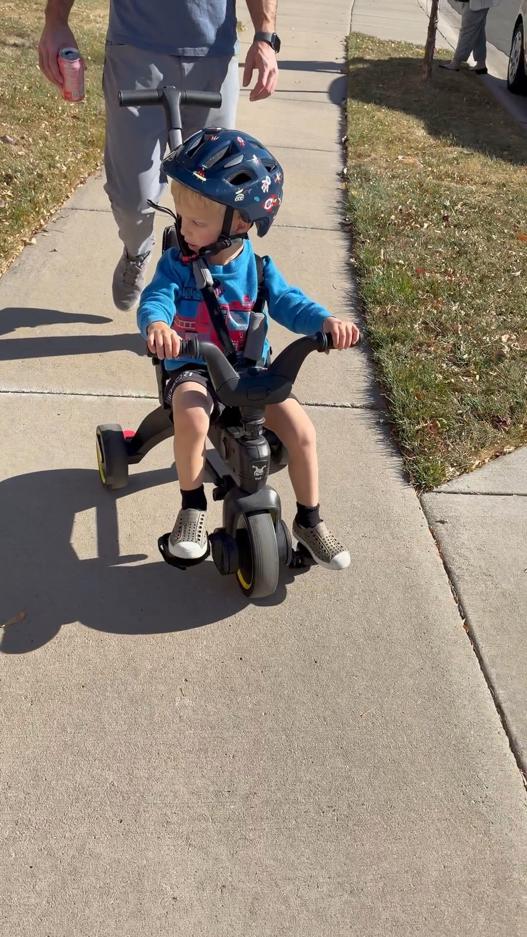 This grow with them trike bike has been a favorite of mine for a few years now and it’s still working for my toddler! In the beginning, it’s a trike that you can push them on and as they get older you can give them the pedal control. Right now, we lightly guide him with the assist handle, but he’s pedaling on his own. Having a bike that grows with them is great! It would make a great gift!



#LTKmomlife #LTKGiftGuide #LTKKids