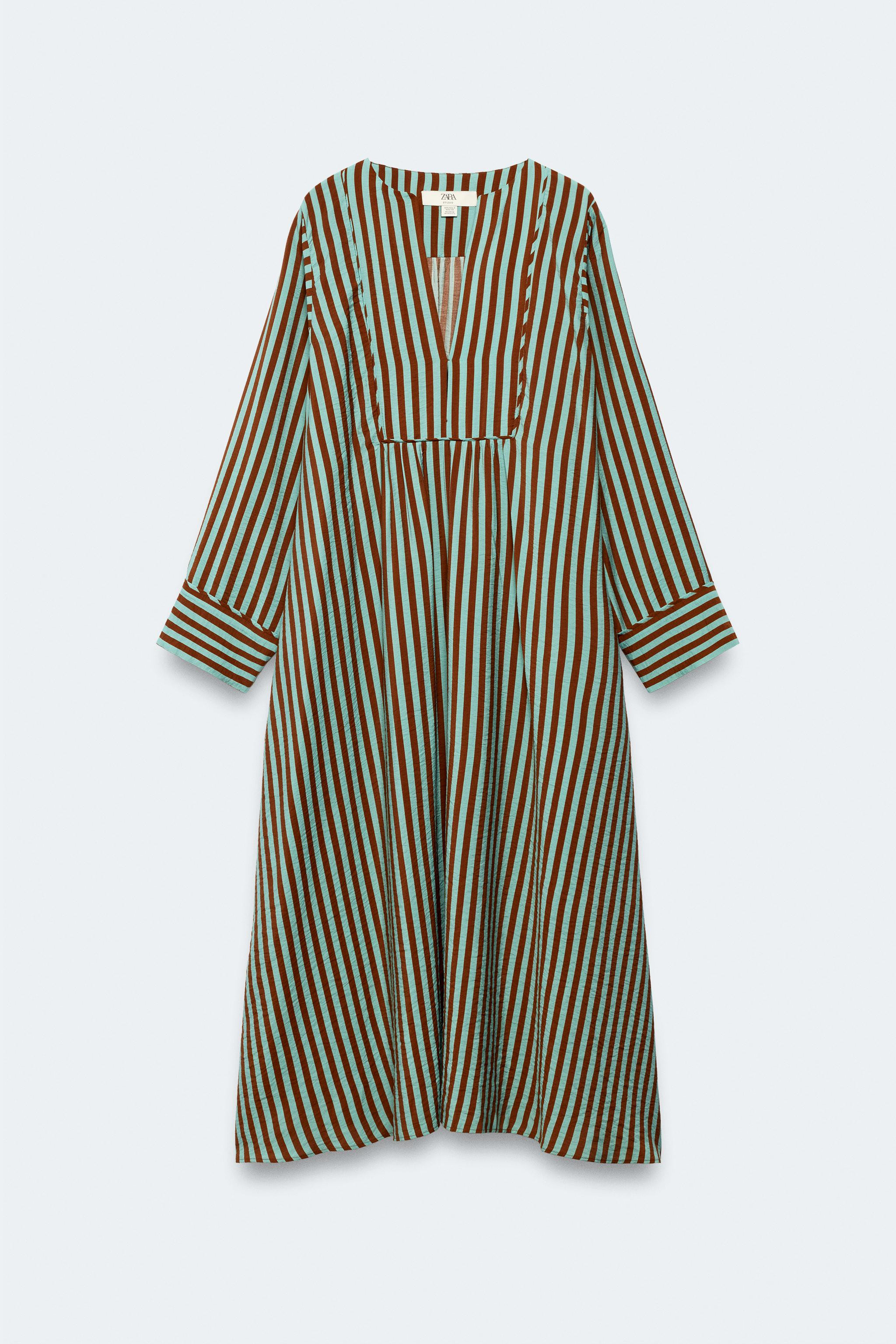 LIMITED EDITION STRIPED KAFTAN DRESS | Zara IT
