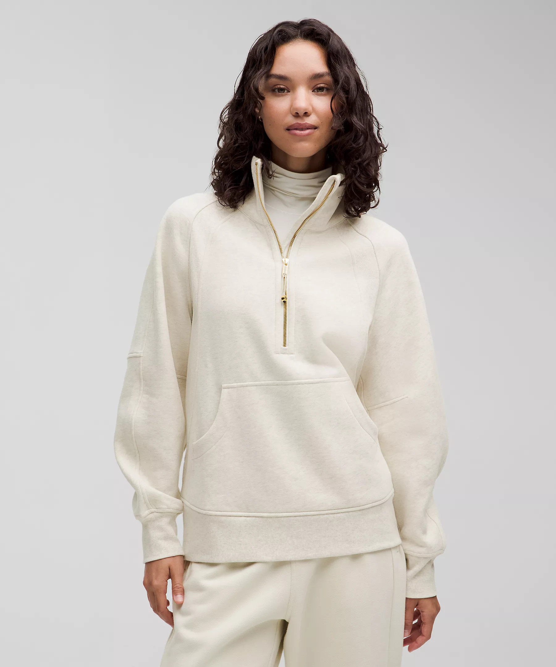 Scuba Oversized Funnel-Neck Half Zip *Long | Women's Hoodies & Sweatshirts | lululemon | Lululemon (US)