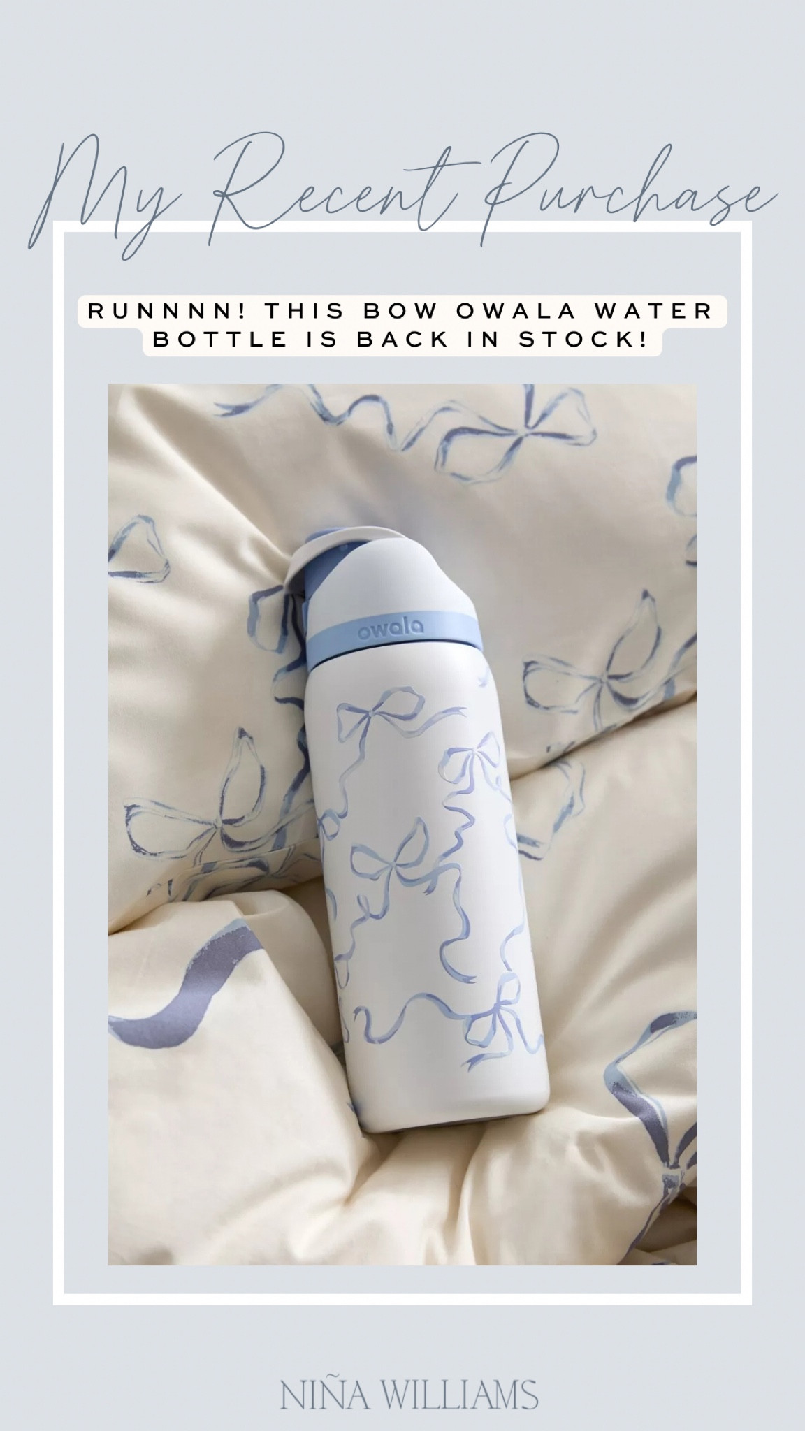 Bow owala water bottle back in stock!!! This has been sold out for so long. Urban outfitters home 

#LTKHome #LTKFindsUnder50 #LTKActive